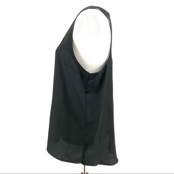 Sheer Black Sleeveless Top, Size L - Picture 3 of 8